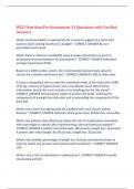  WGU Nutrition Pre Assessment 31 Questions with Verified Answers&comma;100&percnt; CORRECT