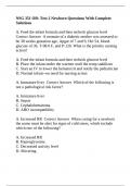NSG 351 OB&colon; Test 2 Newborn Questions With Complete Solutions