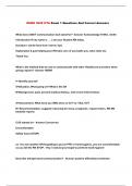 NURS 3632 UTA Exam 1 Questions And Correct Answers