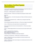 ServiceNow Certified System Administration &vert; 160 Questions with 100&percnt; Correct Answers