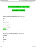 Fire Marshals Midterm Exam 2024 Actual Questions with 100&percnt; Correct Answers &vert; Verified &vert; Latest Update 2024