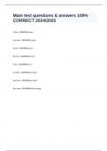 Mam test questions & answers 100&percnt; CORRECT 2024&sol;2025