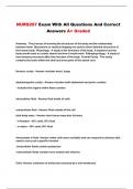 NURS207 Exam With All Questions And Correct Answers A&plus; Graded