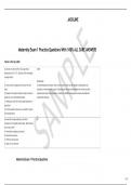  Maternity Exam 1 Practice Questions With 100&percnt; ALL SURE ANSWERS