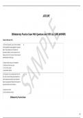  OB&sol;Maternity Practice Exam With Questions And 100&percnt; ALL SURE ANSWERS