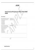  Aternity Practice Exam With Questions And 100&percnt; ALL DETAILED CORRECT ANSWERS