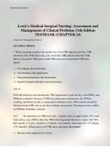 Summary: Lewis's MedicalSurgical Nursing Test bank : Chapter 24. Management: Burns