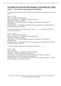 Test Bank For Prescotts Microbiology 11th Edition By Willey Chapter 1-43 &vert;Complete Guide 2022 A&plus;