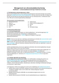 Samenvatting Management van schoonmaakdienstverlening, ISBN: 9789047300755 Hoofdstukken 1 t/m 3