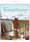 Focus on Personal Finance An Active Approach to Help You Develop Successful Financial Skills 4th Edition Kapoor Test Bank