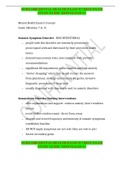NURS 2488 MENTAL HEALTH EXAM 3&excl;&excl;&excl; BEST EXAM STUDY GUIDE  DOWNLOAD A&plus;