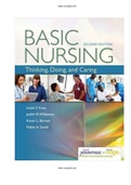 Basic Nursing Thinking Doing and Caring 2nd Edition Treas Test Bank