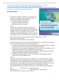TEST BANK for Varcarolis’ Foundations of Psychiatric Mental Health Nursing: A Clinical Approach, 8th ed (Halter)
