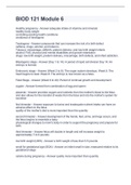 BIOD 121 Module 6&lpar;study guide&rpar;complete