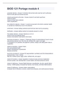 BIOD 121 Portage module 4&lpar;solved and graded A&plus;&rpar;