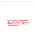 Ati Med Surg Proctored Exam - 2020 Study Guide / Fluid and Electrolytes Balance and Disturbance