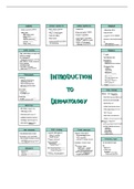 Introduction to Dermatology Summary