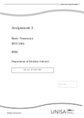 BNU1501 Assignment 03 Solutions Semester 2 2022