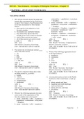 BIO120 - Test Answers - Concepts of Biological Sciences - Chapter 01