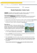 SCIENCE 101Carbon Cycle GizmoSCIENCE 101Carbon Cycle Gizmo