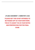 LPL4802 ASSESSMENT 2 SEMESTER 2 2022