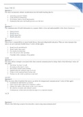 NUR 222 Exam 100 Practice Questions & Answers Updated Graded A
