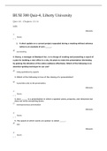 BUSI 300 QUIZ 4, (Latest  2 Versions), Verified And Correct Answers