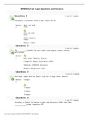 NRNP6552 wk 2 quiz Questions and Answers Latest 