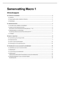Samenvatting Macro 1