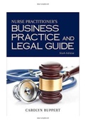 Nurse Practitioner’s Business Practice and Legal Guide 6th Edition Test Bank