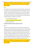 NRNP 6670 Midterm Exam Questions And Answers Best Rated A&plus; Guaranteed Success Latest Update 2022&sol;2023
