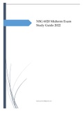   NSG 6020 Midterm Exam Study Guide