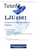 LJU4801 Assignment 2 Semester 2 2022