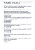 PHTLS 9th Ed&period; Self-test 2022 with complete solution