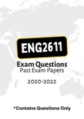 ENG2611 - Exam Questions PACK (2020-2022)