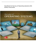 Test Bank for Survey of Operating Systems 6th Edition