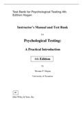 Test Bank for Psychological Testing 4th.pdf