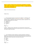 Bates&rsquo; Guide to Physical Examination and History Taking&comma; 12th Edition Questions And Answers With A comprehensive Elaboration GRADED A&plus;