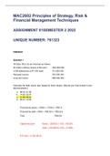 MAC2602 Assignment 01 Semester 02 2022 Answers