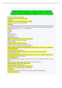 NR509 Midterm Review -Bates Guide to Physical Examination 13th edition Chapters 1-17 &lpar;Answered&rpar;