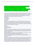 WGU-Comprehensive Health Assessment for Patients and Populations UJC2 &sol; WGU-Comprehensive Health Assessment for Patients and Populations Exam Solution's guide&period; &lpar;Answered&rpar;