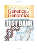 Genetics and Genomics in Nursing and Health Care 2nd Edition Beery Test Bank ALL Chapters Included ( 1-20)