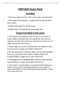 HRV1601 Exam pack -includes 5 essays on the common exam topics (with references) and past year papers- Human Rights, Values And Social Transformation (HRV1601) 
