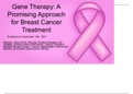 Gene Therapy: A Promising Approach for Breast Cancer Treatment presentation