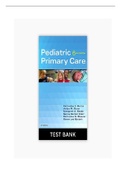 Test Bank for Pediatric Primary Care, 6th Edition by Dawn Lee Garzon Maaks, Catherine E. Burns , Ardys M. Dunn, Margaret