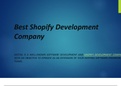 Custom Shopify Web Development Service in the USA - Dezital