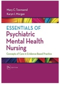 Essentials-of-Psychiatric-Mental-Health-Nursing-Concepts-of-Care-in-Evidence-Based-Practice-7th-Edit. 952 Pages_NCLEX. All Answers Are Correct.