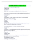 TEAS Test Science Questions And Answers&lpar; With Complete Top Solution Rated A&rpar;