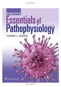 Porth's Essentials of Pathophysiology 5th Edition Norris Test Bank