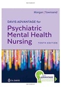 Psychiatric Mental Health Nursing 10th Edition Townsend Test Bank